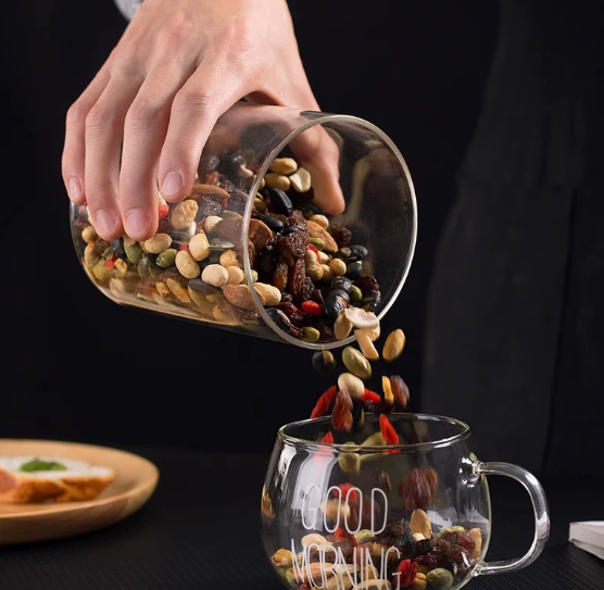 Glass airtight storage jar