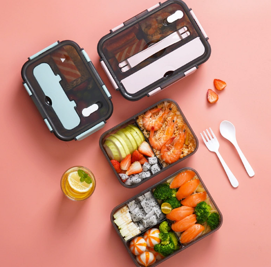 Lunch box with handle