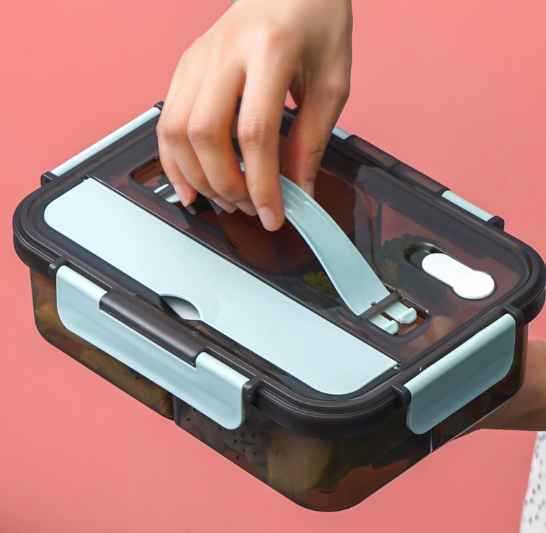 Lunch box with handle